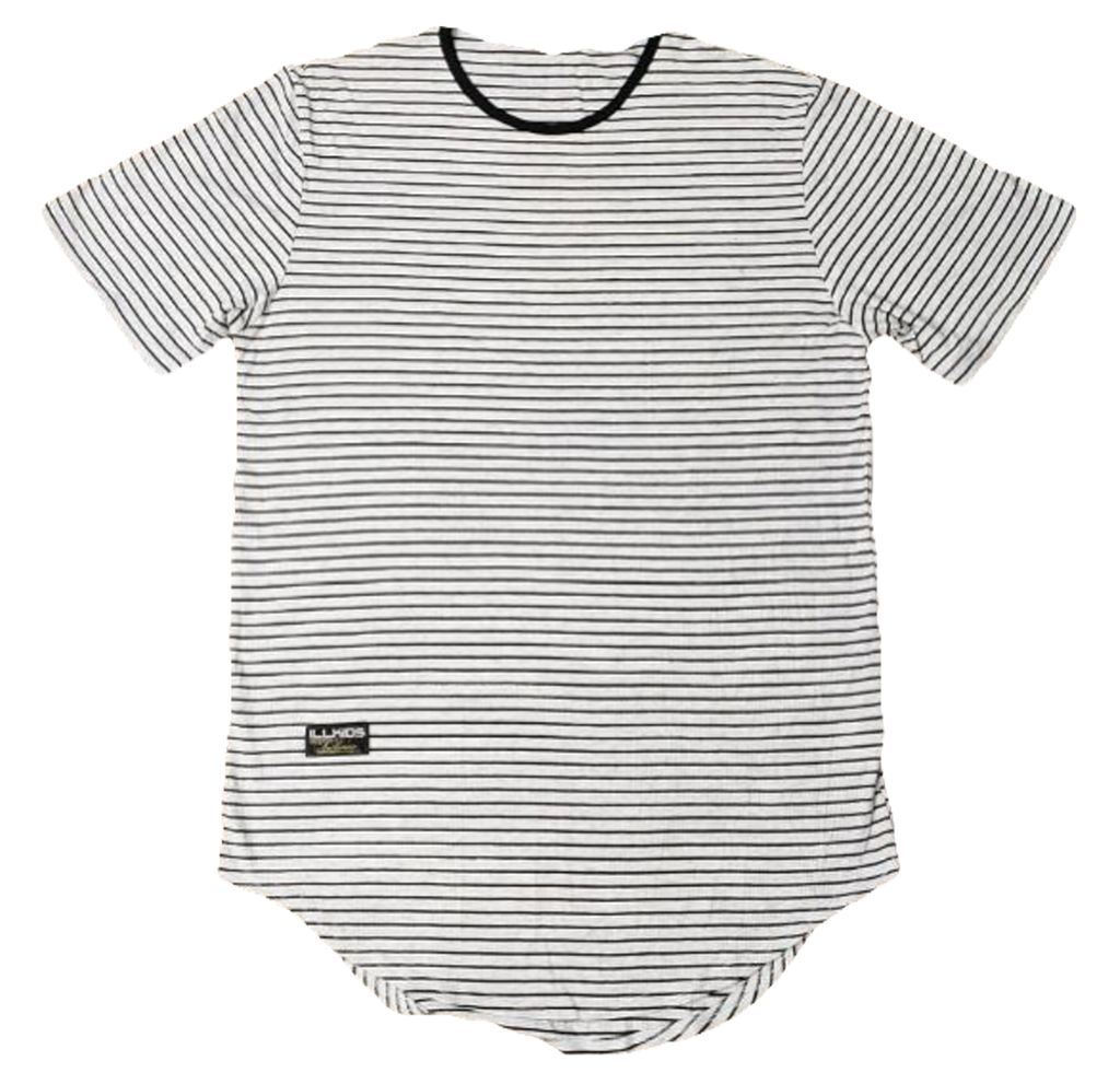 Men's Striped Scoop Shirt