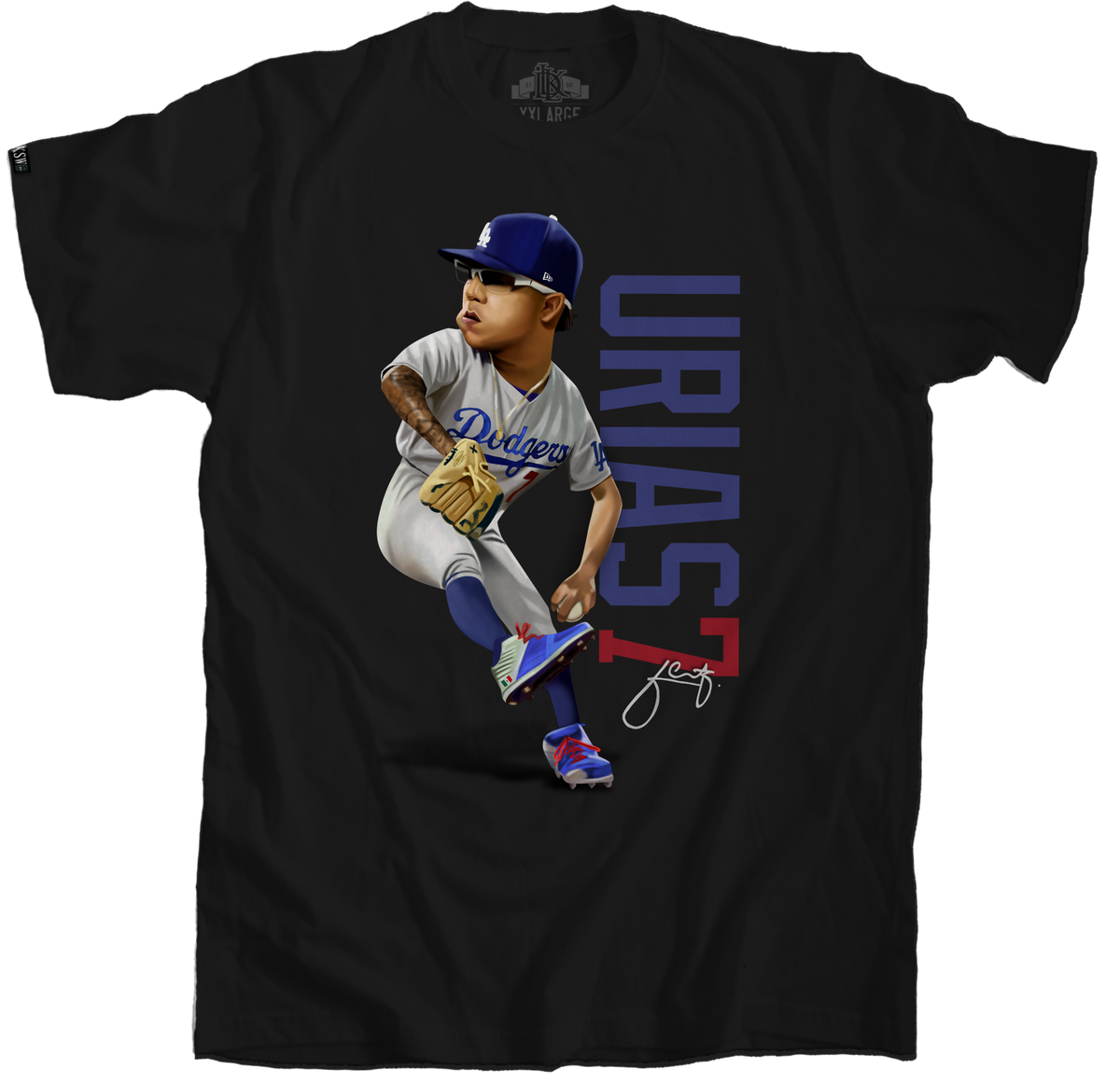 Los Angeles Dodgers Julio Urias El Culichi Unisex T-Shirt - Peanutstee