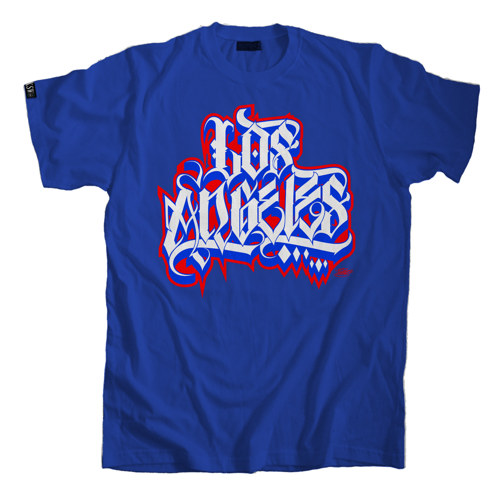 Los Angeles Handstyle Blue -Clippers