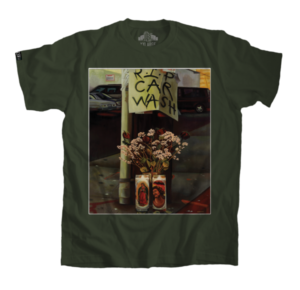 olive rip T-Shirt