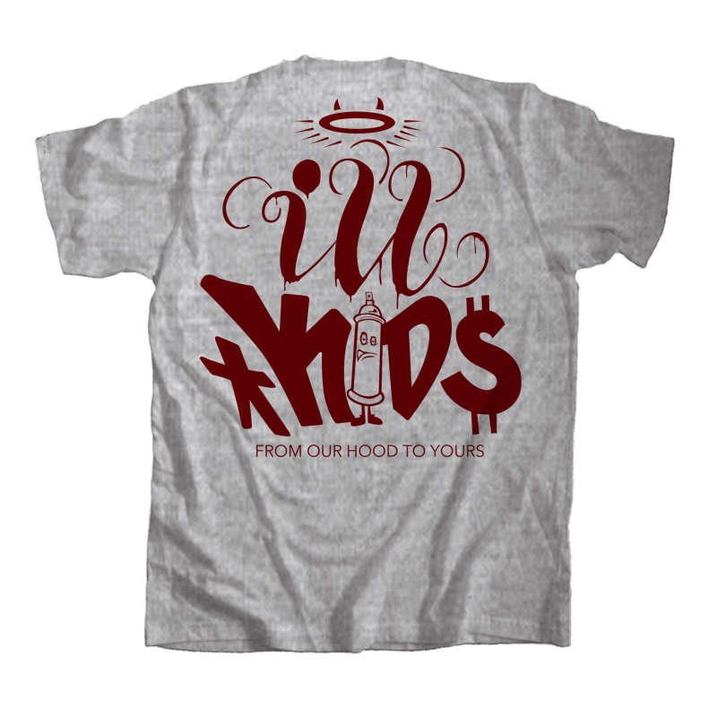 IKSW X Dsrup - Heather Grey - ILLKids StreetWear