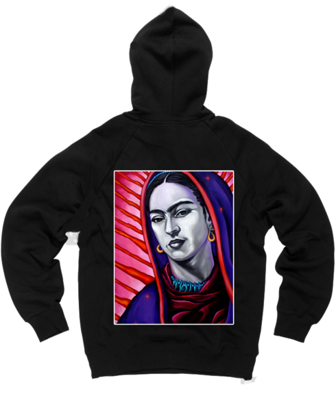 Frida Kahlo Black Hoodie ILLKids StreetWear