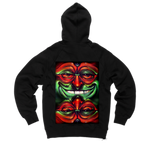 black graffiti hoodie